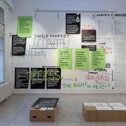 Jelena Micić and Kathrin Böhm, FLU gallery, photo: Emma Szabó 