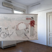 Milica Dukić, Heads or Tails, SULUJ gallery, photo: Emma Szabó